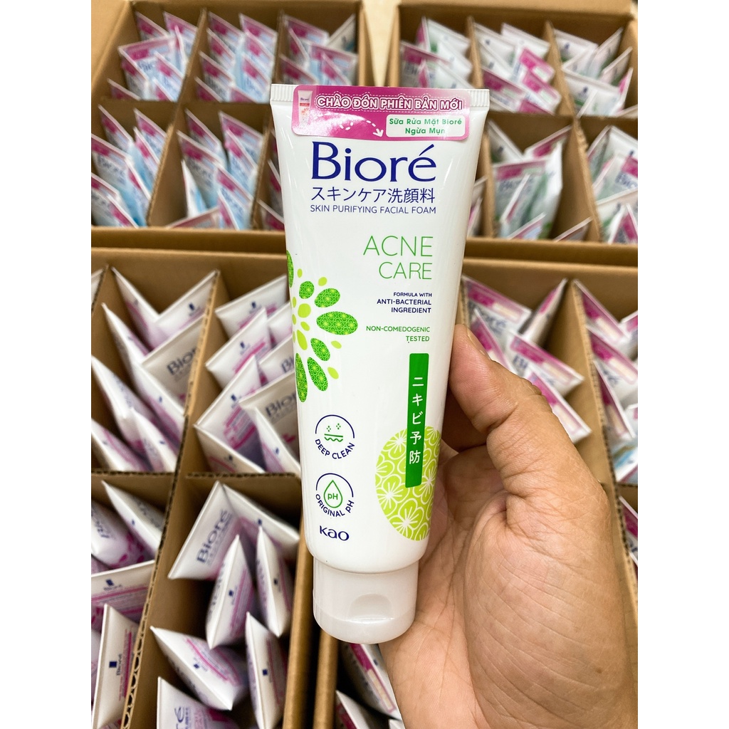 (100g) Sữa Rửa Mặt BIORE CHÍNH HÃNG CÔNG TY VIỆT NAM Mẫu Mới