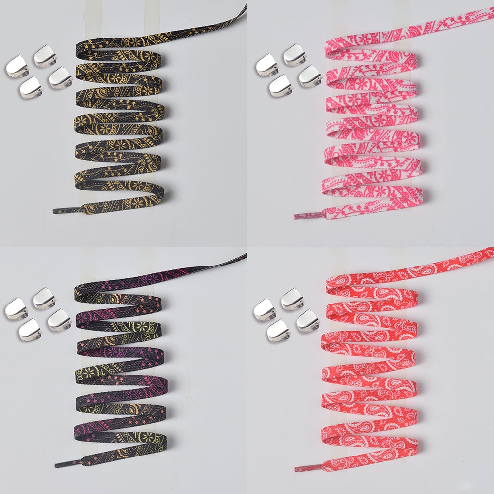 1 Cặp Dây Giày Co Giãn Không Cần Buộc 120CM Cho Trẻ Em Và Người Lớn