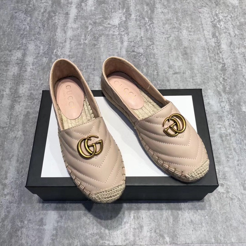 Giày Nữ Đế Bằng Kiểu Dệt Tay Thời Trang Phong Cách Gucci 21s