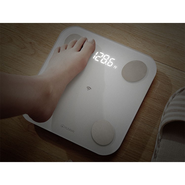 Cân Điện Tử Thông Minh Xiaomi Yunmai Mini 2 / Body Fat Scale 2 – Đo 17 chỉ số cơ thể, Kết nối App - Hàng Chính Hãng