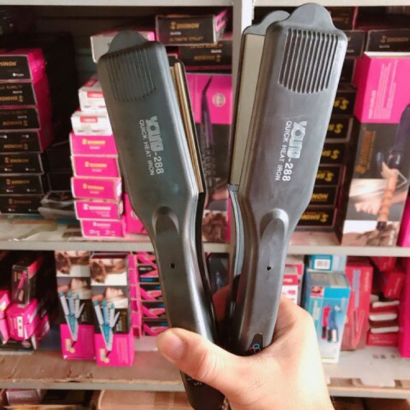 Máy dập xù young-288 bản to (có chỉnh nhiệt)