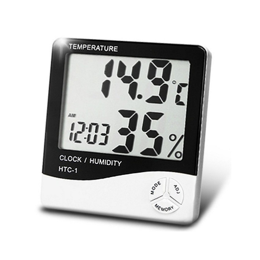 Máy đo nhiệt độ, độ ẩm trong phòng HTC - 1  kèm pin thumbnail