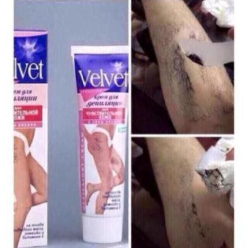 Kem tẩy lông velvet tẩy sạch lông trong 5 phút an toàn [Cam kết hàng chuẩn Nga] | BigBuy360 - bigbuy360.vn