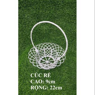 Giỏ nhựa giỏ rế. 9k