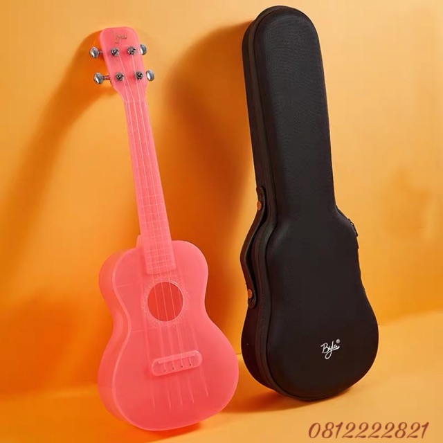 Đàn UKULELE TRONG SUỐT - size concert chính hãng Byla