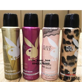 Xịt Thơm Toàn Thân Playboy Nữ 150Ml [ Chính Hãng ]