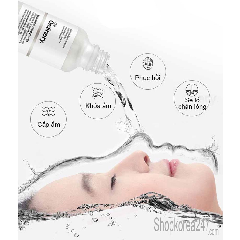 The Ordinary Hyaluronic Acid 2% + B5 - Serum Cấp Nước Và Phục Hồi Da HA B5