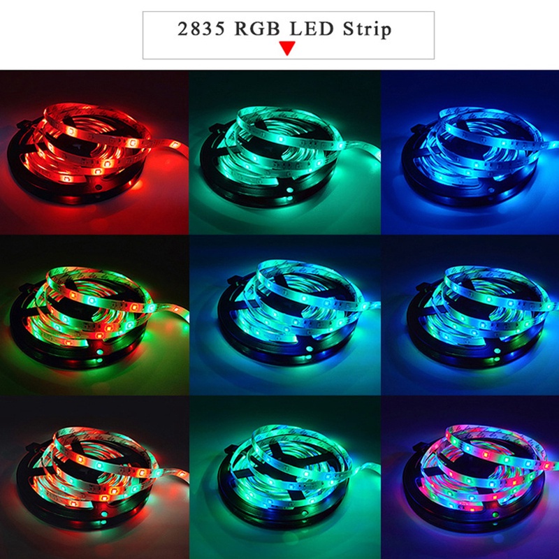 Cuộn dây led RGB dán decor phòng, gồm 16 triệu màu, dây led cảm biến theo nhạc, dây led HSON bọc silicon cao cấp
