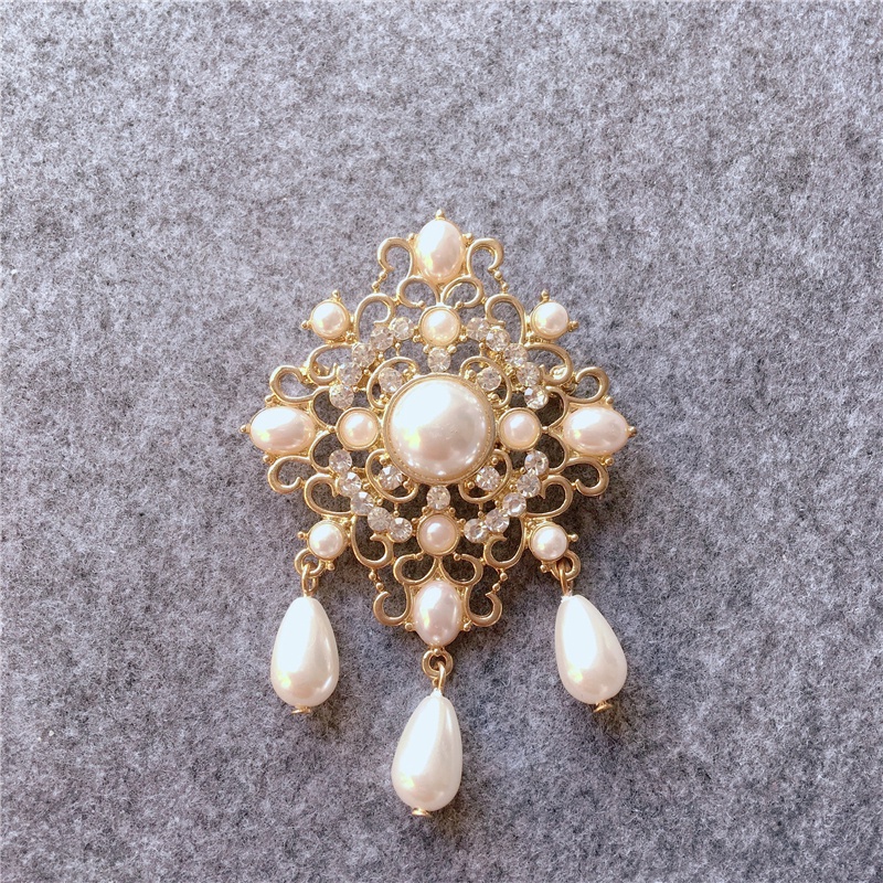 Ghim Cài Áo Đính Ngọc Trai Giả Thời Trang Nữ