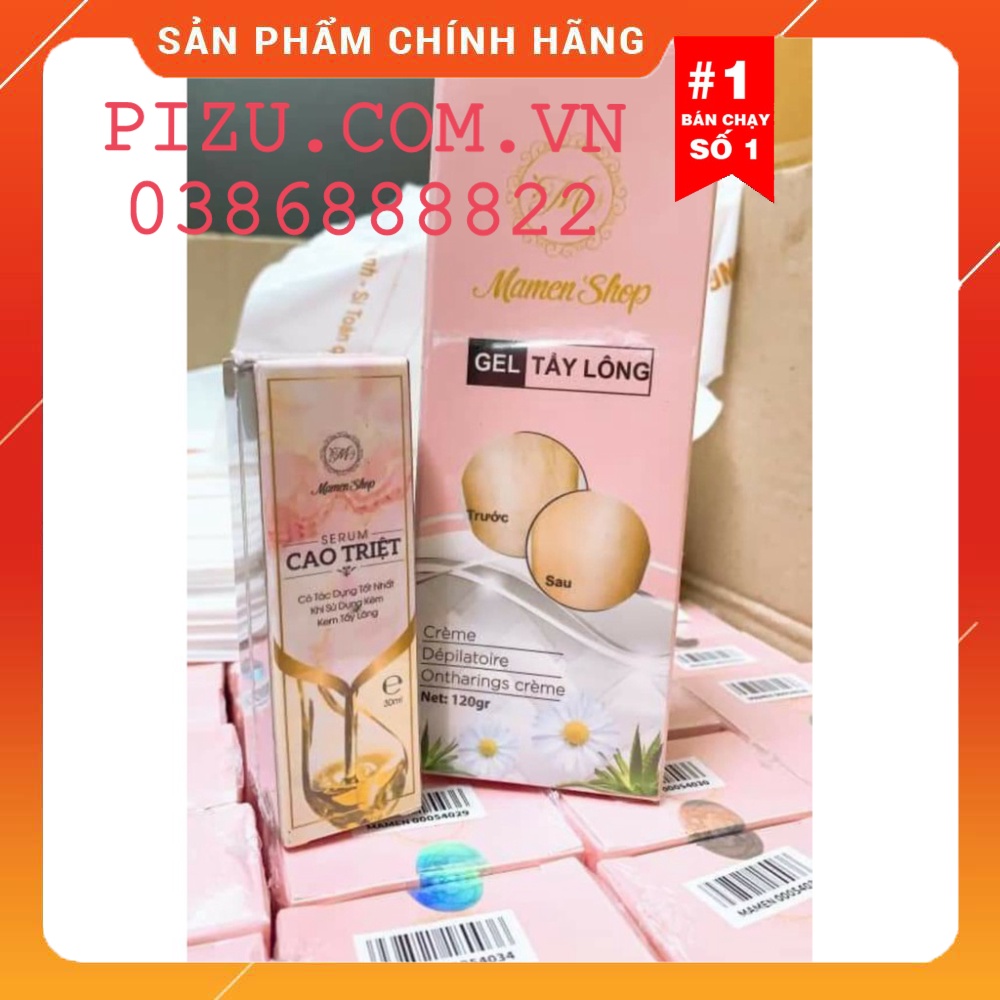 COMBO TẨY LÔNG MAMEN SHOP THÊ HỆ MỚI TẶNG CAO TRIỆT