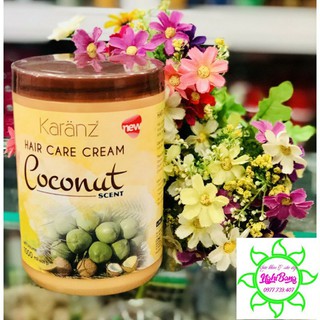 [Chính hãng]✅ Hấp dầu ủ tóc mềm mượt hương Dừa Karanz 1000ml