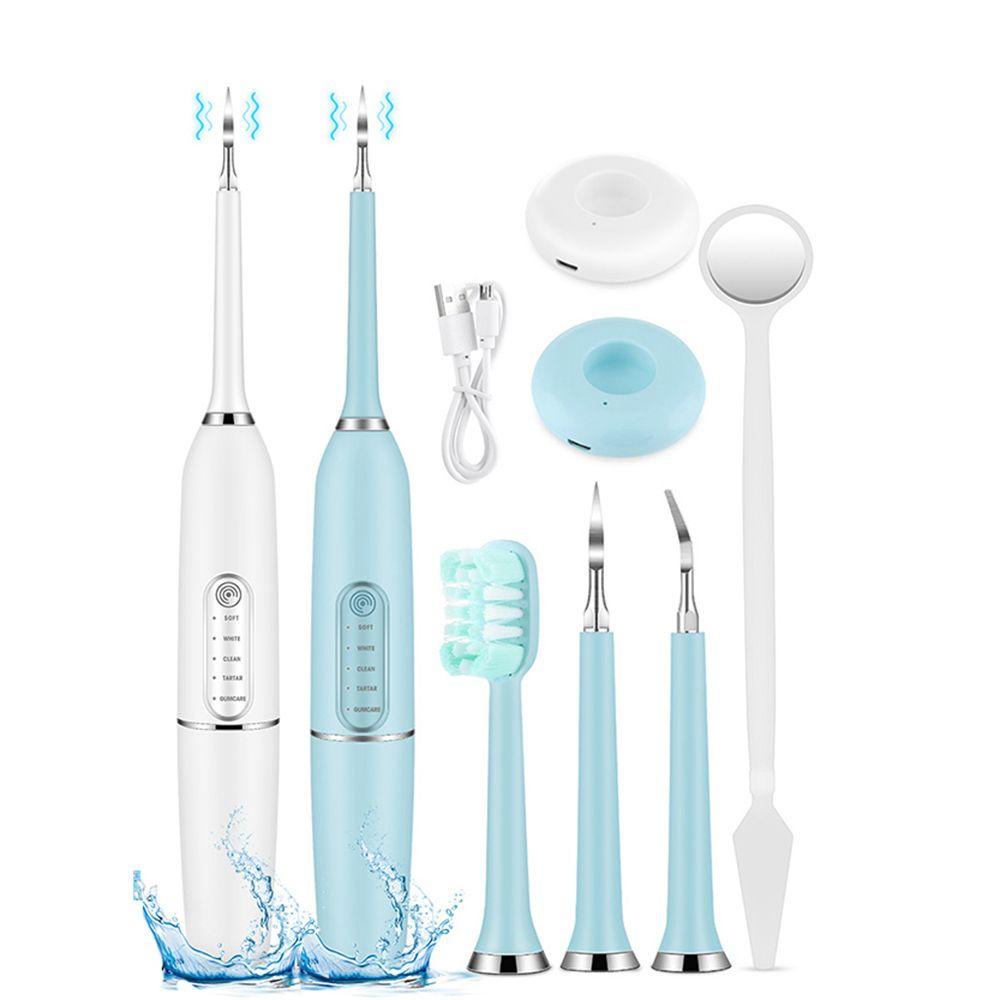 CABEZA Máy Cạo Răng Làm Sạch Răng Bằng Sóng Siêu Âm Sạc Cổng USB