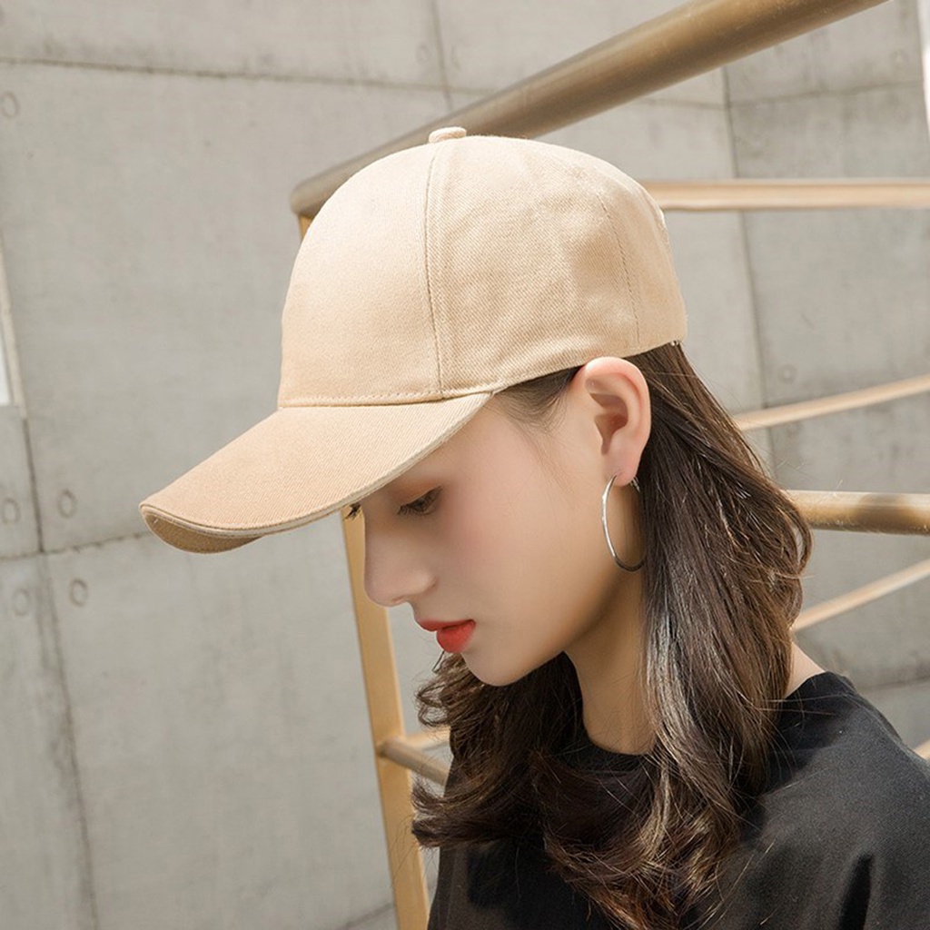 Mũ Lưỡi Trai Cotton Chống Tia UV Có Thể Điều Chỉnh Thời Trang Mùa Hè Cho Nam