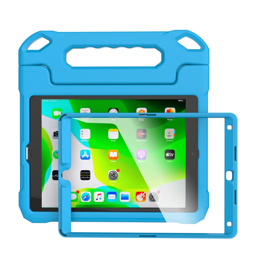 Ốp Máy Tính Bảng Bằng Silicon Có Tay Cầm Chống Sốc Cho iPad 10.2 inch 7th/8th/9th Generation 2019/2020/2021