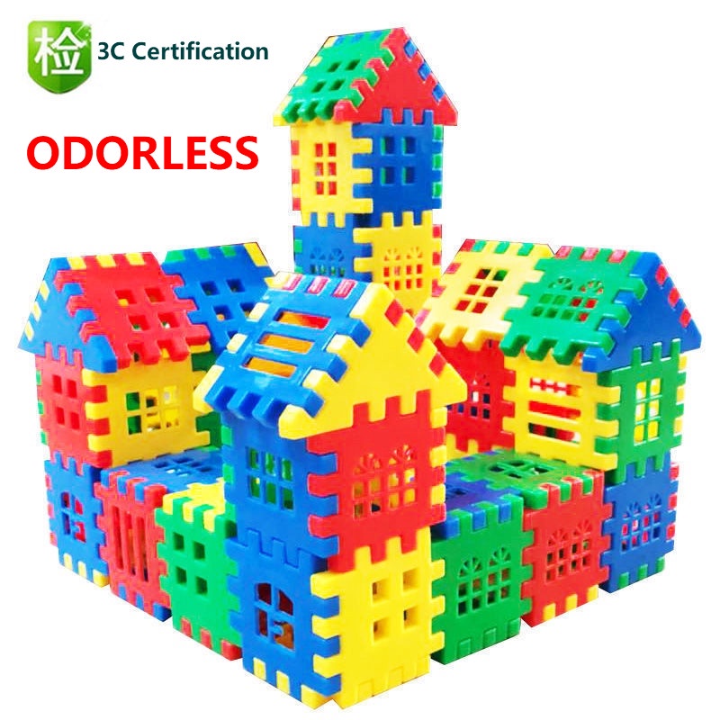 Khối xây dựng lớn lắp ráp | Trí tuệ cube piece puzzle house block đồ chơi giáo dục