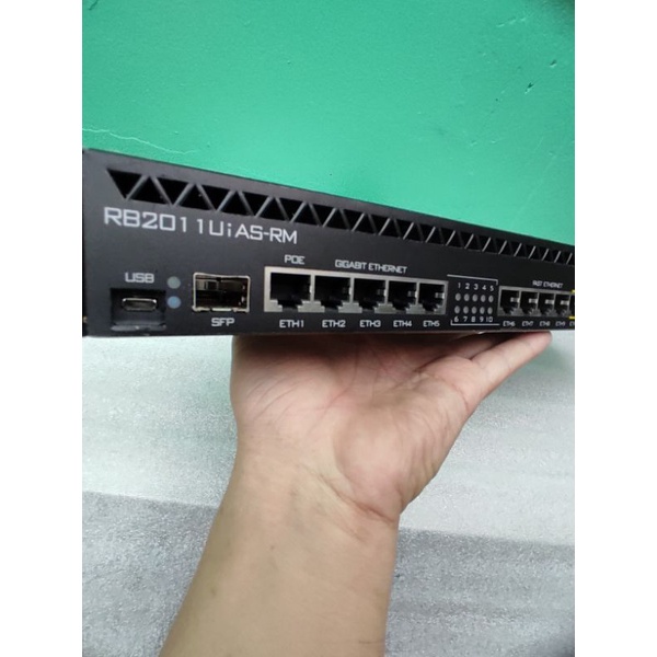 🌱 🌱Router Mikrotik 2011 UiAS-RM | Thiết bị cân bằng tải, Hỗ trợ 150 Kết Nối đồng thời