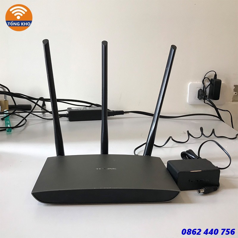 Bộ phát WiFi TPlink TL-WR890N vỏ hợp kim nhôm - Ăngten xuyên tường