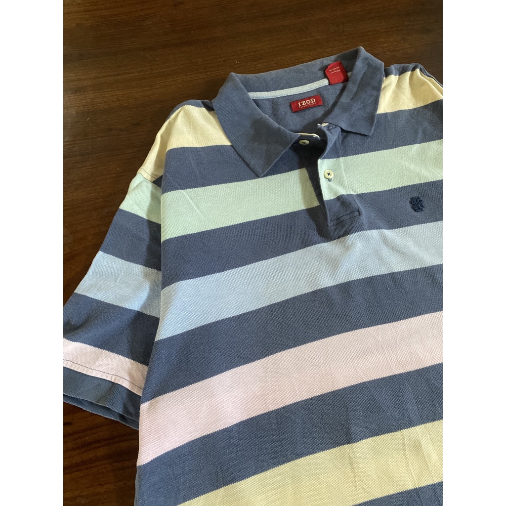 ( hàng 2hand loại VIP ) Áo thun polo 2hand unisex, áo thun có cổ nam nữ form rộng, polo sọc, được chọn mẫu, Lâu 2hand