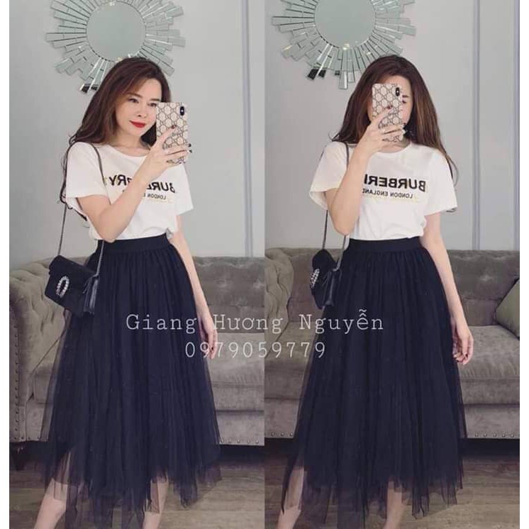 [FREESHIP ĐƠN TỪ 50K] Áo phông nữ BBR in lồng HLU0319