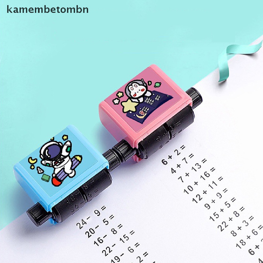 Con Dấu Lăn kamembetombn (Số Con Dấu Lăn) Kèm 100 Mẫu Giáo Dùng Để Tập Đánh Dấu Toán Học