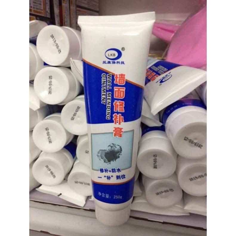Keo Vá Tường Chống Thấm 250gr - Trám Trét Vết Nứt Khe Hở Tường - Chống Mốc Ẩm Làm Sạch Tường ( tuyển khách sỉ)