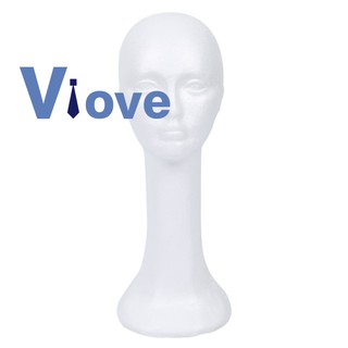 Đầu ma nơ canh nữ đội tóc giả 55 cm