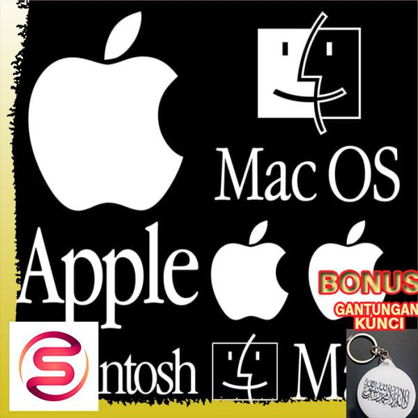 Miếng Dán Trang Trí Laptop Iphone Apple Macintosh