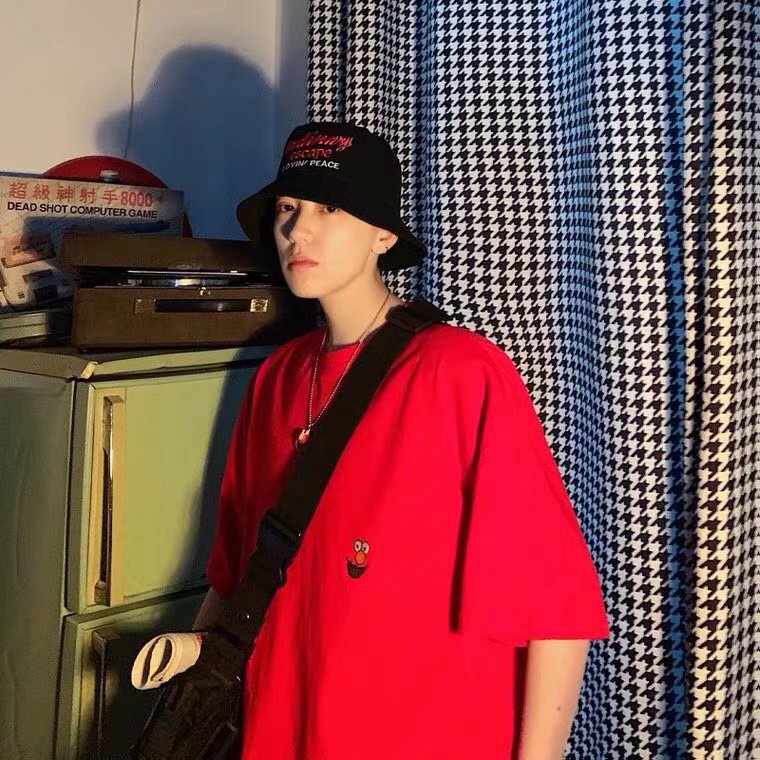 Áo Thun Nam Tay Ngắn Dáng Rộng Size M-5XL Phong Cách Hàn Quốc