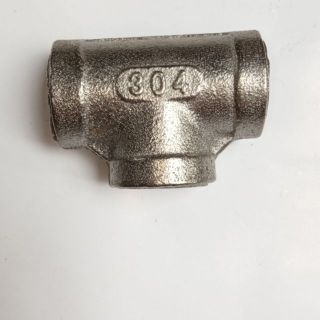 Tê ren trong DN21mm, chất liệu inox