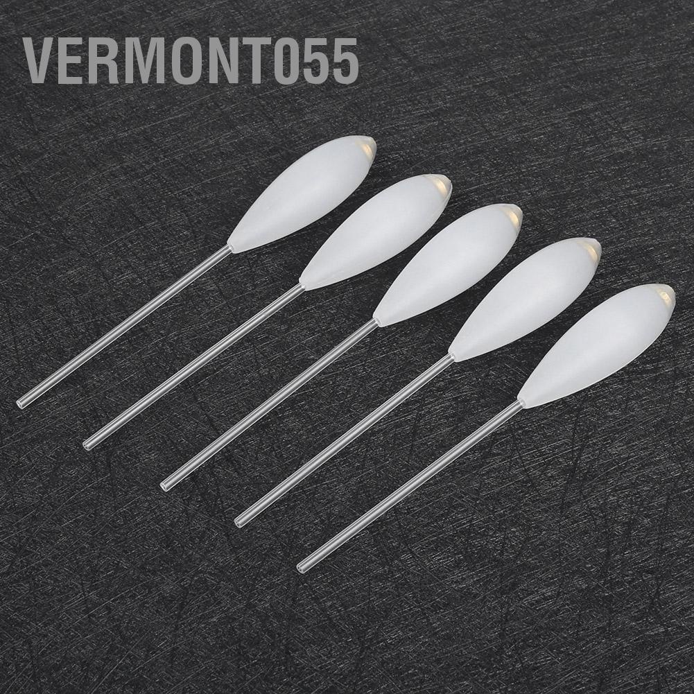 Vermont055 5Pcs Acrylic Large Floats Slow Sinking Fishing Accessories Eco&amp;#8209;friendly No Odor