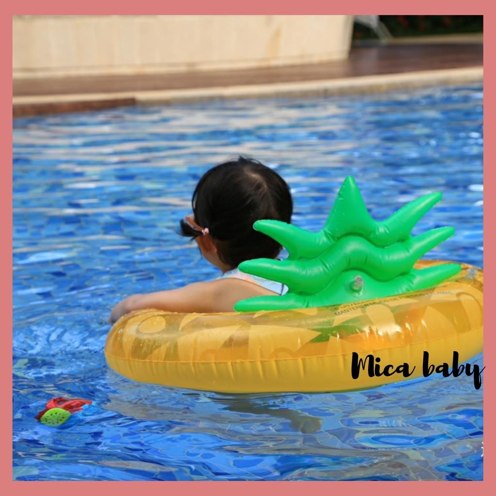 Phao bơi cho bé hình quả dứa chống lật đáng yêu PB10 Mica baby