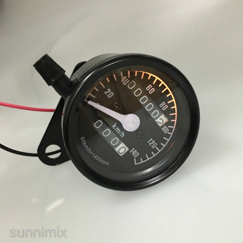 Đồng Hồ Đo Tốc Độ Kép Mini Cho Xe Mô Tô