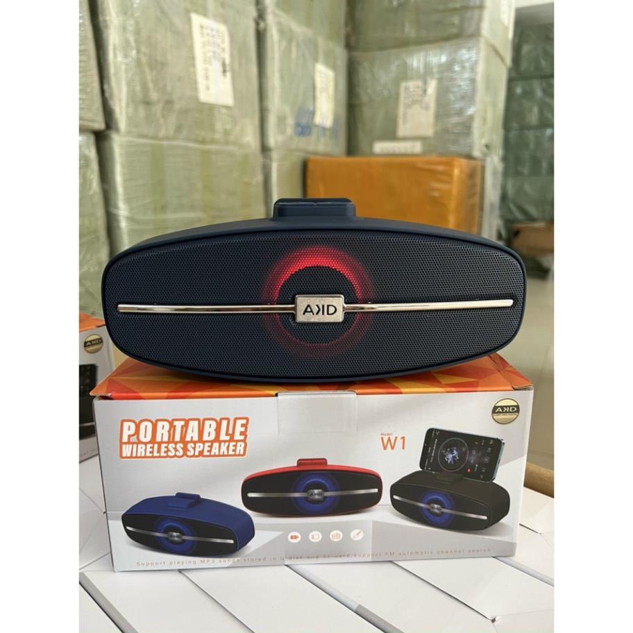 Loa bluetooth W1 W3 mới nhất 2 loa đèn leb công suất lớn không dây âm thanh siêu hay bass mạnh bh 1 đổi 1 hđ