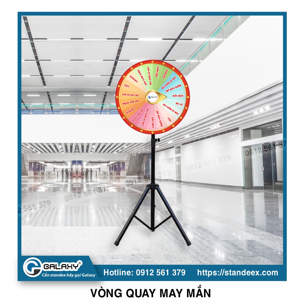 Vòng quay trúng thưởng, vòng quay may mắn tháo lắp linh hoạt có thể điều chỉnh tốc độ quay nhanh chậm