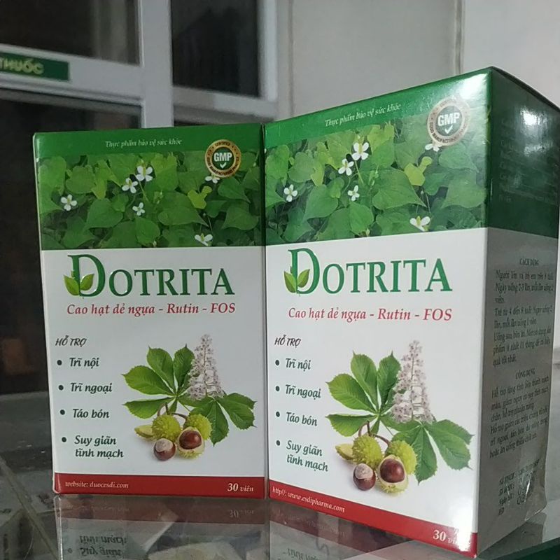 Combo 2lọ Dotrita tốt trĩ - bền vững thành mạch- táo bón