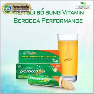BEROCCA Performance  🍀 Viên sủi bổ sung vitamin và khoáng chất 🍀 Giúp giảm căng thẳng, bớt mệt mỏi 🍀 10 viên sủi  🍀