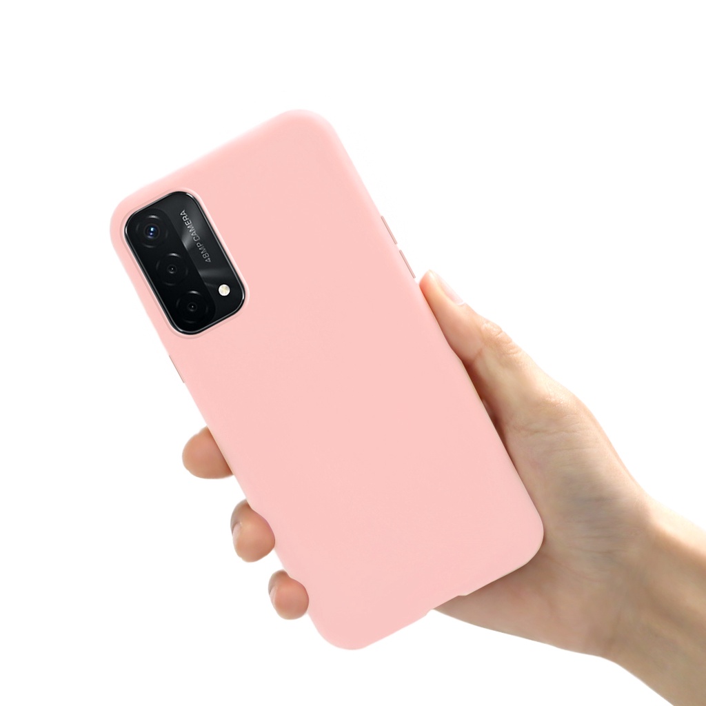 Ốp Điện Thoại Silicon Dẻo Mềm Màu Trơn Cho OPPO A95 CPH2365 A74 4G 2021 CPH2219