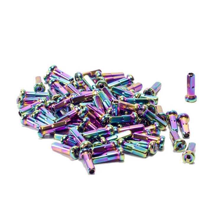 Bộ Chân Căm Xe Đạp Màu 64 Con 14mm 14G - 2mm