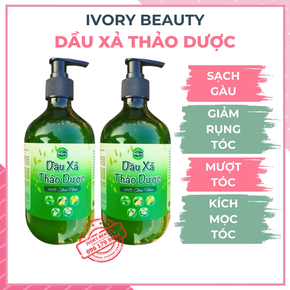 Dầu Xả Thảo Dược THIÊN NHIÊN Dầu Xả Gội Handmade Mượt Tóc Chăm Sóc Tóc Sạch Gàu Ngừa Rụng Kích Mọc Tóc