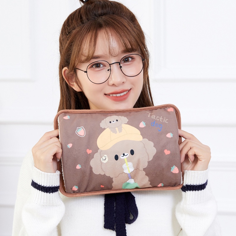 Túi chườm nóng sạc điện tự ngắt, túi sưởi giảm ê buốt, đau nhức chân tay, giảm đau bụng kinh Healthcare24h I009