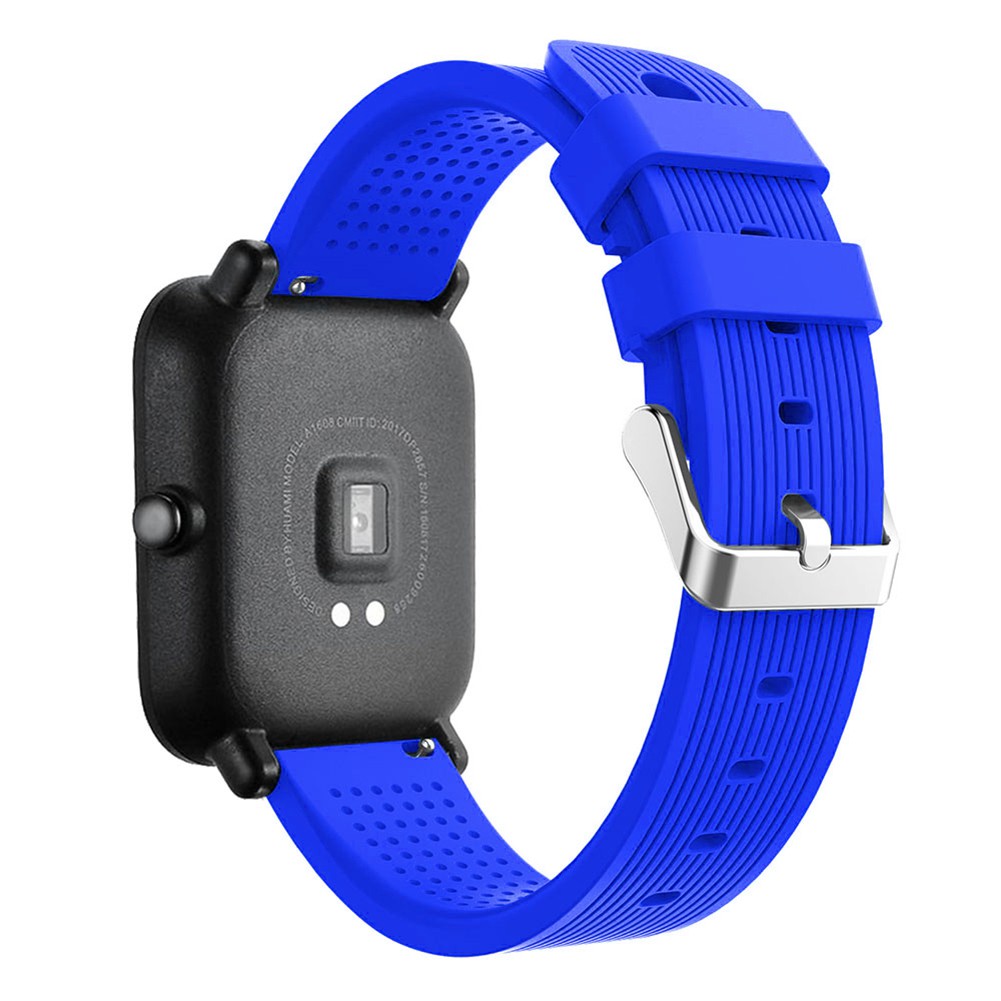 Dây đeo đồng hồ silicon màu sắc 20mm cho Xiaomi Huami Amazfit Bip BIT