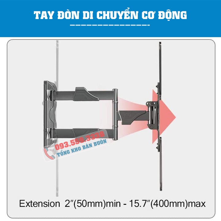 Giá Treo Tivi Xoay Góc NB - P4 32 - 55 Inch - Giá Treo Tivi Đa Năng P4 - Thiết Kế Nhỏ Gọn - Sử Dụng Tiện Lợi