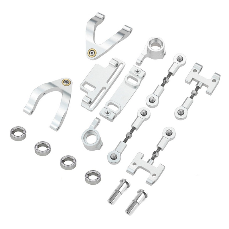 Bộ Phụ Kiện Tay Lái Bằng Kim Loại Cho Xe Điều Khiển WPL D12 1/10 RC
