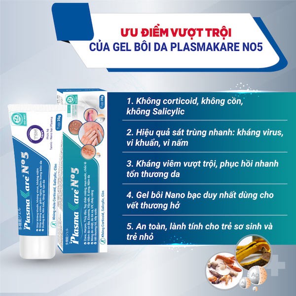 Combo Xịt chống muỗi và Gel PlasmaKare No5 bôi ngứa, xẹp vết đốt, mẩn đỏ do Muỗi và côn trùng cắn, bảo vệ toàn diện da