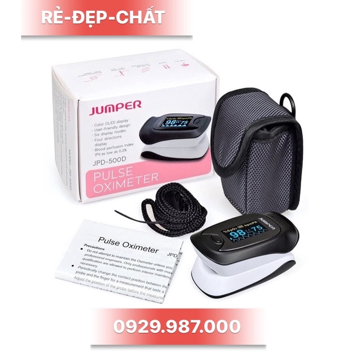 Máy đo nồng độ oxy trong máu Spo2 JUMPER JPD-500E,JUMPER JPD-500D,JUMPER JPD-500G chính hãng