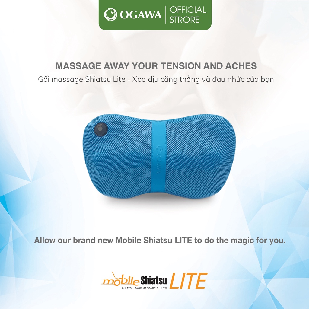 [OGAWA] Gối massage Shiatsu Lite