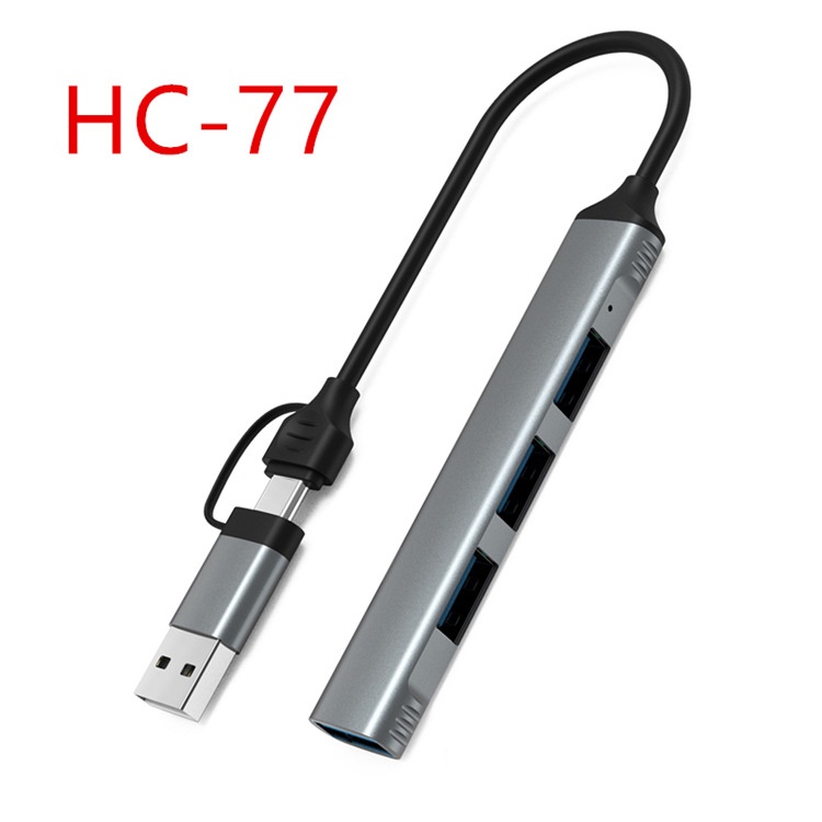 Bộ Chia Cổng USB C /USB A HUB Và Đọc Thẻ Nhớ 4in1, 5in1