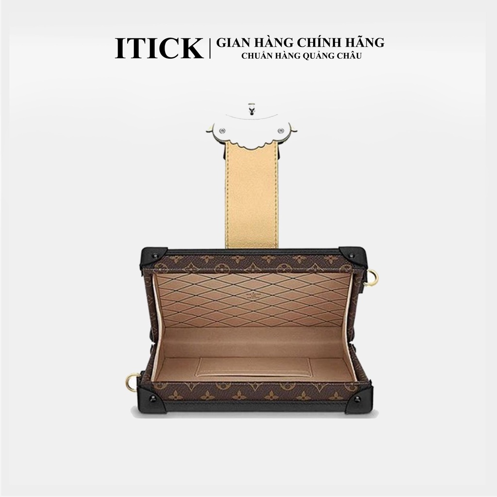 Túi Cốp Vuông Họa Tiết Hoa Đeo Chéo Đeo Vai Cao Cấp FullBox ITICK - IT29