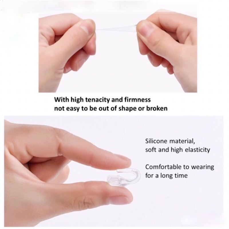 Set 5 Cặp Bọc Tai Chống Trượt Mềm Mại Bằng Silicon Dành Cho Mắt Kính