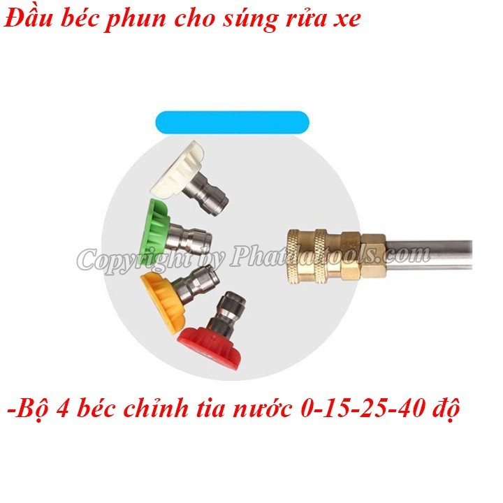 Combo 4 béc rửa xe chất lượng